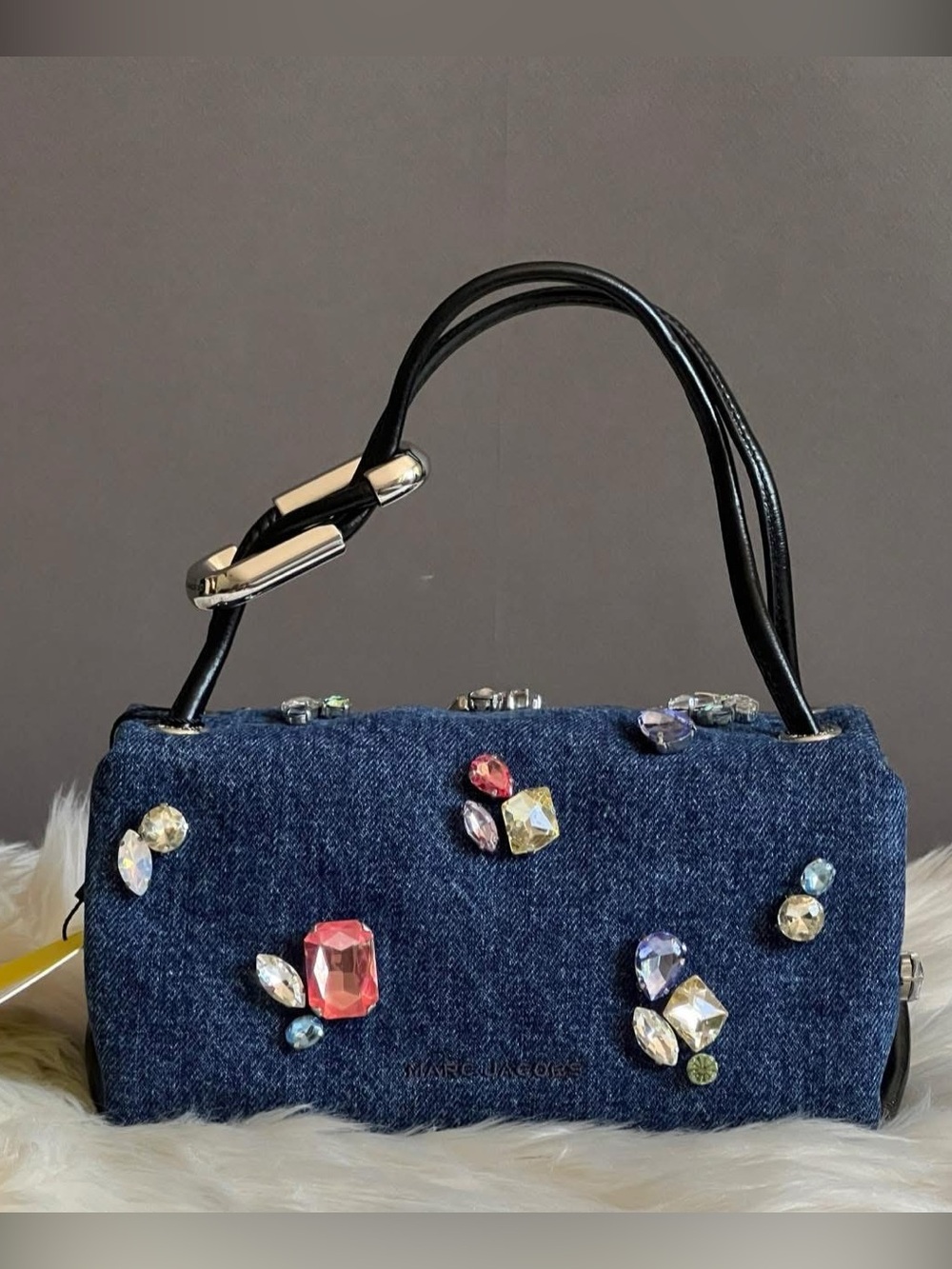 2P5HSC050H03 - Marc Jacobs The Gem Denim Mini Dual Bag - Picture 6 of 15